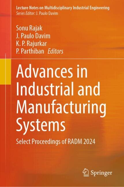 Front cover_Advances in Industrial and Manufacturing Systems