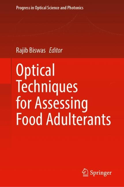 Front cover_Optical Techniques for Assessing Food Adulterants