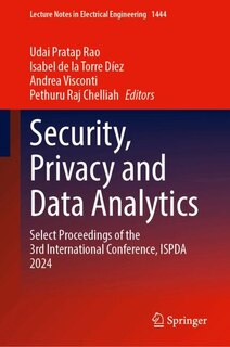Front cover_Security, Privacy and Data Analytics