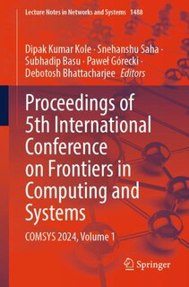 Couverture_Proceedings of 5th International Conference on Frontiers in Computing and Systems
