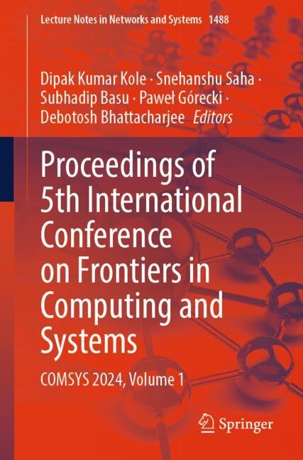 Couverture_Proceedings of 5th International Conference on Frontiers in Computing and Systems