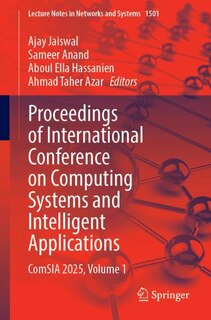 Couverture_Proceedings of International Conference on Computing Systems and Intelligent Applications