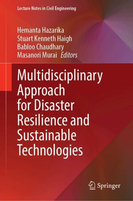 Couverture_Multidisciplinary Approach for Disaster Resilience and Sustainable Technologies