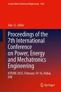 Couverture_Proceedings of the 7th International Conference on Power, Energy and Mechatronics Engineering