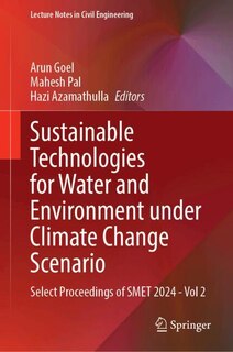 Couverture_Sustainable Technologies for Water and Environment Under Climate Change Scenario
