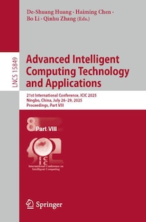 Couverture_Advanced Intelligent Computing Technology and Applications