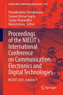 Couverture_Proceedings of the NIELIT's International Conference on Communication, Electronics and Digital Technologies