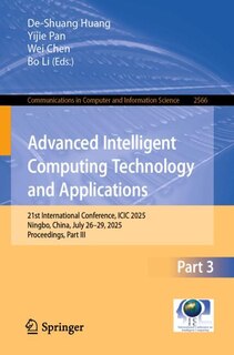 Front cover_Advanced Intelligent Computing Technology and Applications