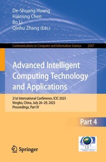Couverture_Advanced Intelligent Computing Technology and Applications