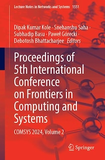 Couverture_Proceedings of 5th International Conference on Frontiers in Computing and Systems