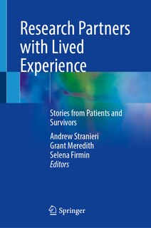 Front cover_Research Partners with Lived Experience