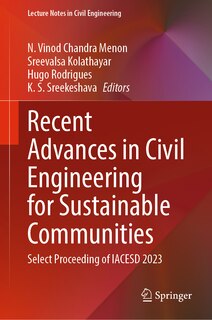 Front cover_Recent Advances in Civil Engineering for Sustainable Communities