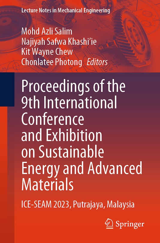 Front cover_Proceedings of the 9th International Conference and Exhibition on Sustainable Energy and Advanced Materials