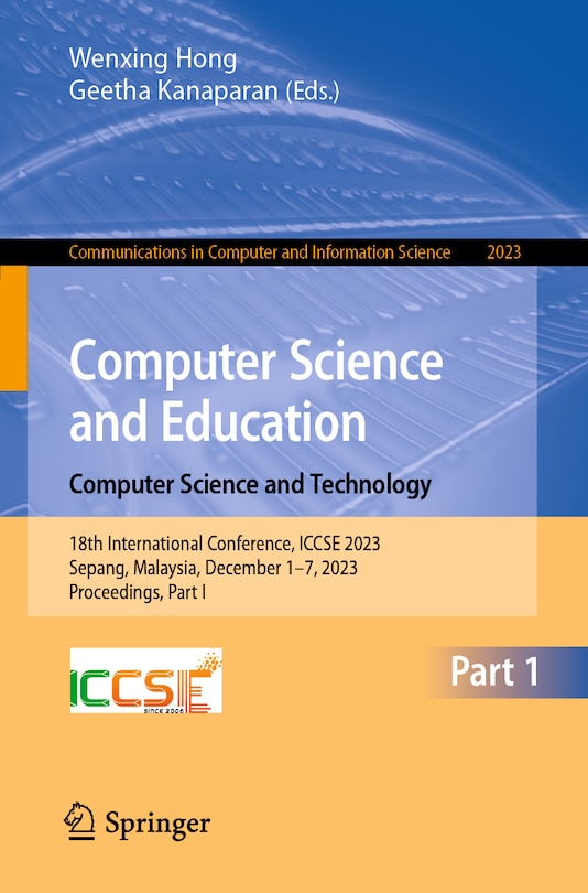 Couverture_Computer Science and Education. Computer Science and Technology