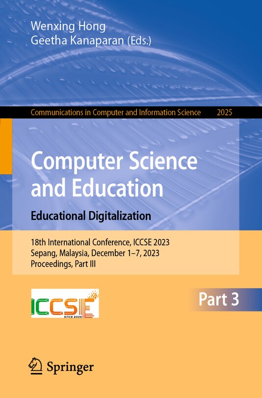 Front cover_Computer Science and Education. Educational Digitalization
