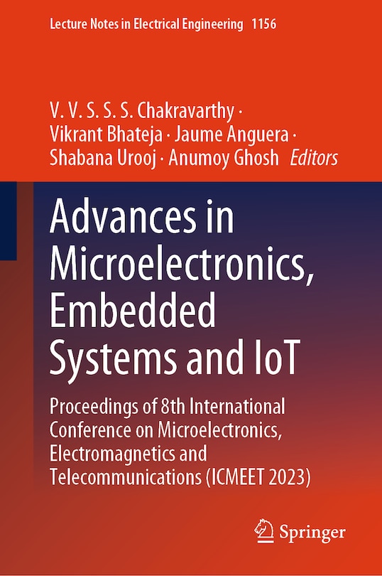 Front cover_Advances in Microelectronics, Embedded Systems and IoT