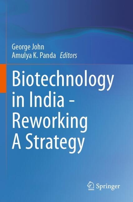 Couverture_Biotechnology in India - Reworking A Strategy