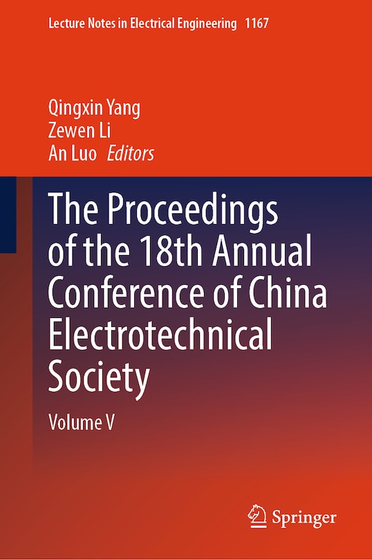 Front cover_The proceedings of the 18th Annual Conference of China Electrotechnical Society