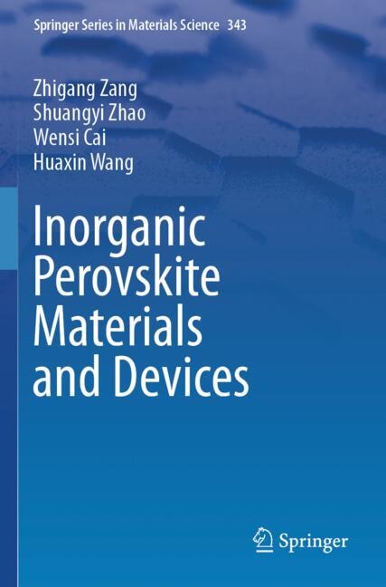 Couverture_Inorganic Perovskite Materials and Devices
