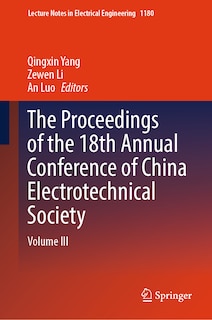 Front cover_The proceedings of the 18th Annual Conference of China Electrotechnical Society