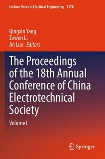 Front cover_The Proceedings of the 18th Annual Conference of China Electrotechnical Society