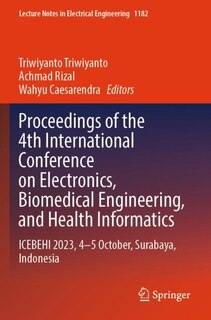 Couverture_Proceedings of the 4th International Conference on Electronics, Biomedical Engineering, and Health Informatics