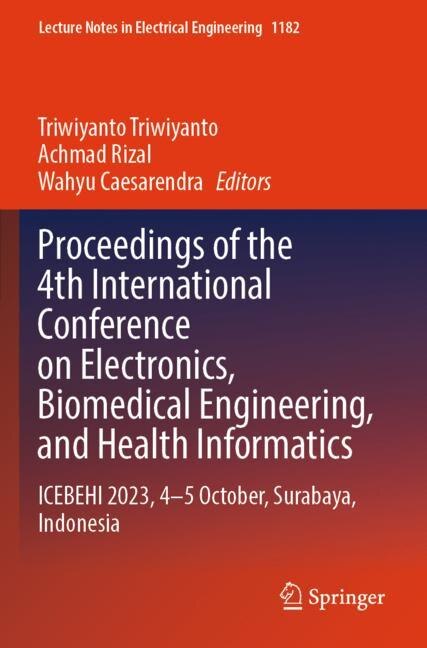 Couverture_Proceedings of the 4th International Conference on Electronics, Biomedical Engineering, and Health Informatics