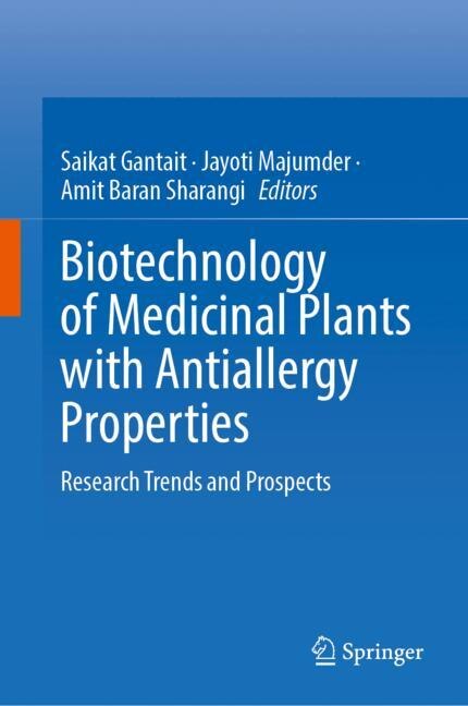 Front cover_Biotechnology of Medicinal Plants with Antiallergy Properties