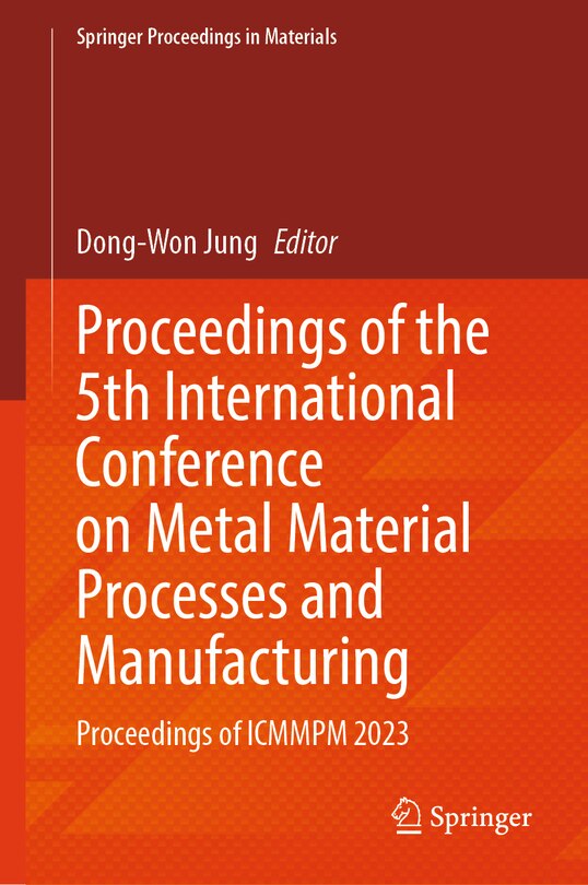Front cover_Proceedings of the 5th International Conference on Metal Material Processes and Manufacturing