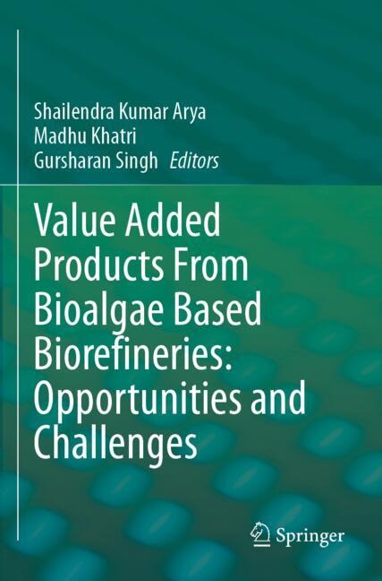 Couverture_Value Added Products From Bioalgae Based Biorefineries
