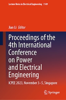 Couverture_Proceedings of the 4th International Conference on Power and Electrical Engineering