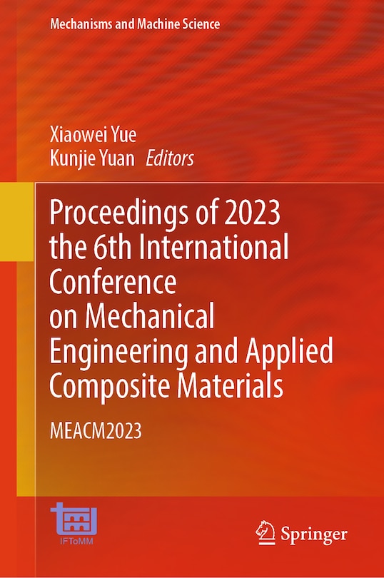 Couverture_Proceedings of 2023 the 6th International Conference on Mechanical Engineering and Applied Composite Materials