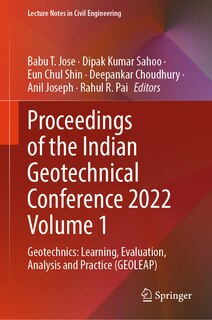 Front cover_Proceedings of the Indian Geotechnical Conference 2022 Volume 1