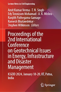 Couverture_Proceedings of the 2nd International Conference on Geotechnical Issues in Energy, Infrastructure and Disaster Management