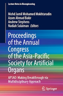 Couverture_Proceedings of the Annual Congress of the Asia-Pacific Society for Artificial Organs