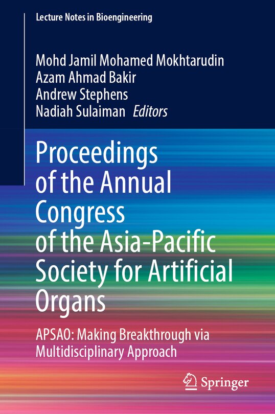 Couverture_Proceedings of the Annual Congress of the Asia-Pacific Society for Artificial Organs
