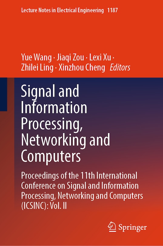 Couverture_Signal and Information Processing, Networking and Computers