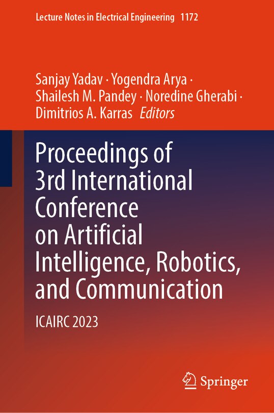 Front cover_Proceedings of 3rd International Conference on Artificial Intelligence, Robotics, and Communication