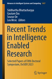 Couverture_Recent Trends in Intelligence Enabled Research