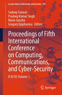 Couverture_Proceedings of Fifth International Conference on Computing, Communications, and Cyber-Security