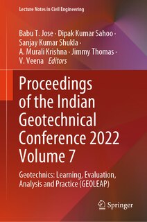 Couverture_Proceedings of the Indian Geotechnical Conference 2022 Volume 7