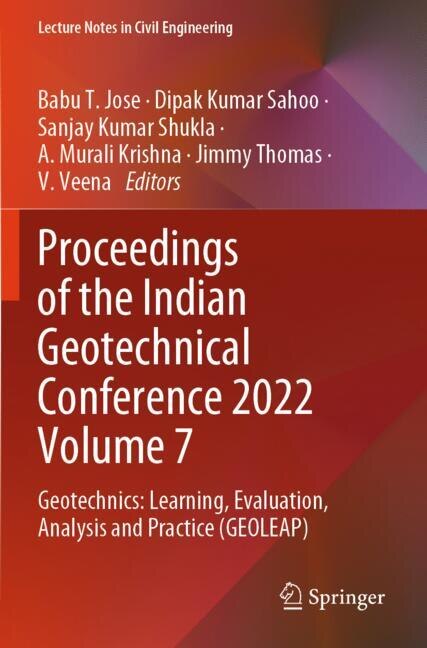 Front cover_Proceedings of the Indian Geotechnical Conference 2022 Volume 7