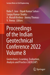 Couverture_Proceedings of the Indian Geotechnical Conference 2022 Volume 8
