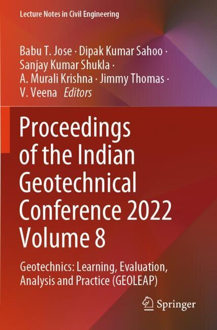 Front cover_Proceedings of the Indian Geotechnical Conference 2022 Volume 8