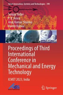 Front cover_Proceedings of Third International Conference in Mechanical and Energy Technology
