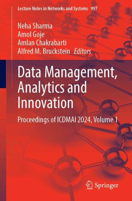 Front cover_Data Management, Analytics and Innovation