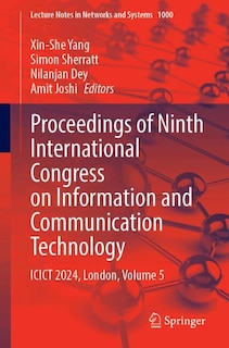 Couverture_Proceedings of Ninth International Congress on Information and Communication Technology