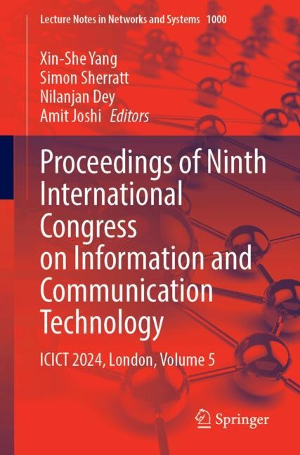 Couverture_Proceedings of Ninth International Congress on Information and Communication Technology