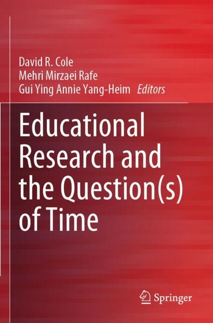 Couverture_Educational Research and the Question(s) of Time