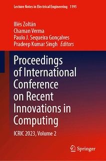Front cover_Proceedings of International Conference on Recent Innovations in Computing